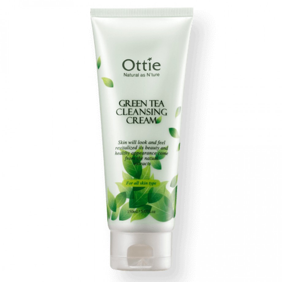 Очищающий крем для лица с зеленым чаем Ottie Green Tea Cleansing Cream