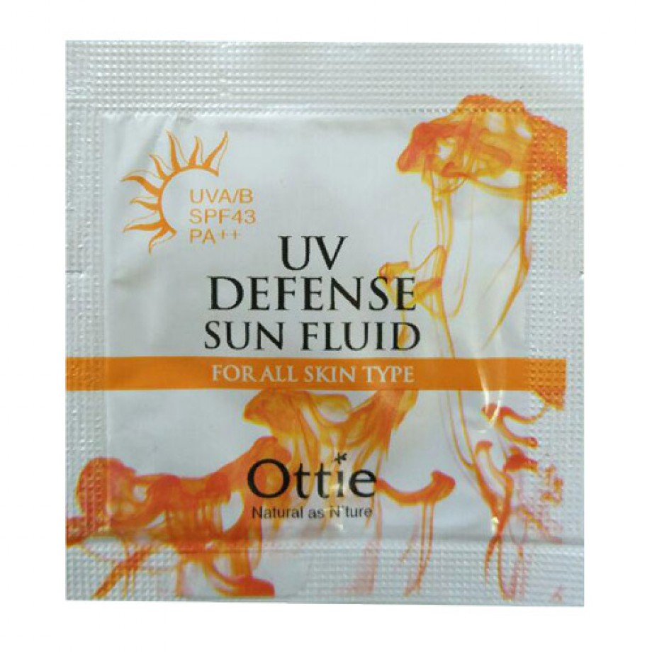 ПРОБНИК Водостойкий солнцезащитный флюид для лица и тела Ottie UV Defense Sun Fluid SPF43/PA++