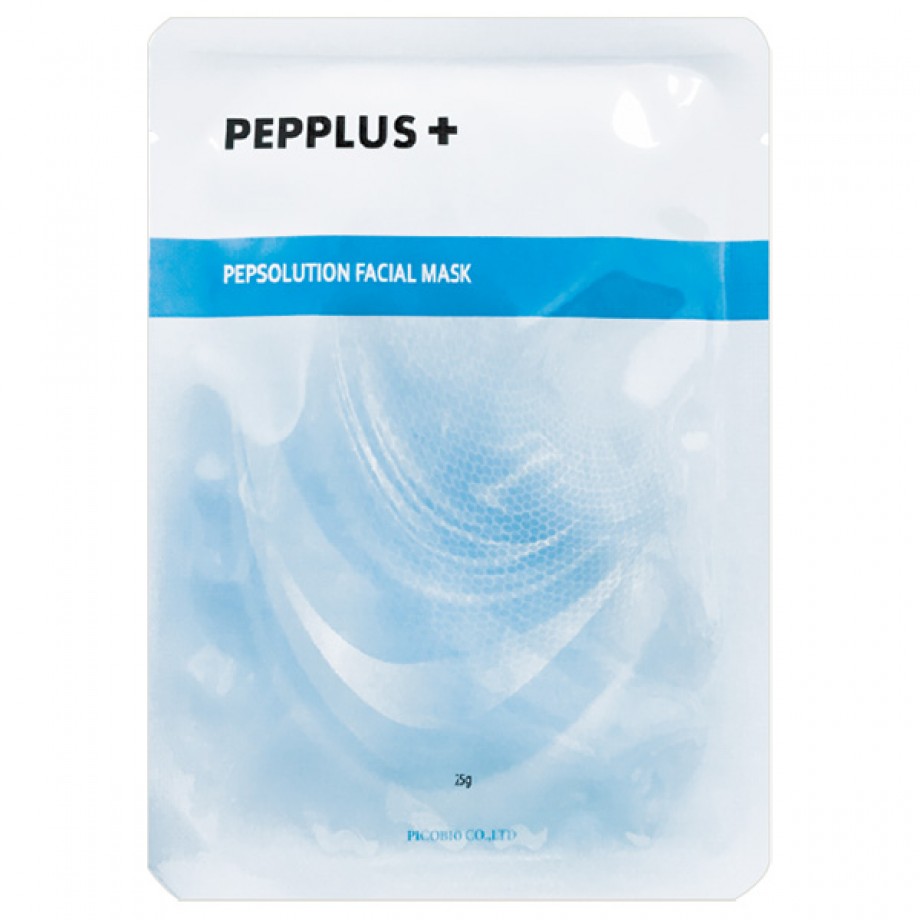 Омолаживающая тканевая маска с пептидами PEPPLUS+ Pepsolution Facial Mask