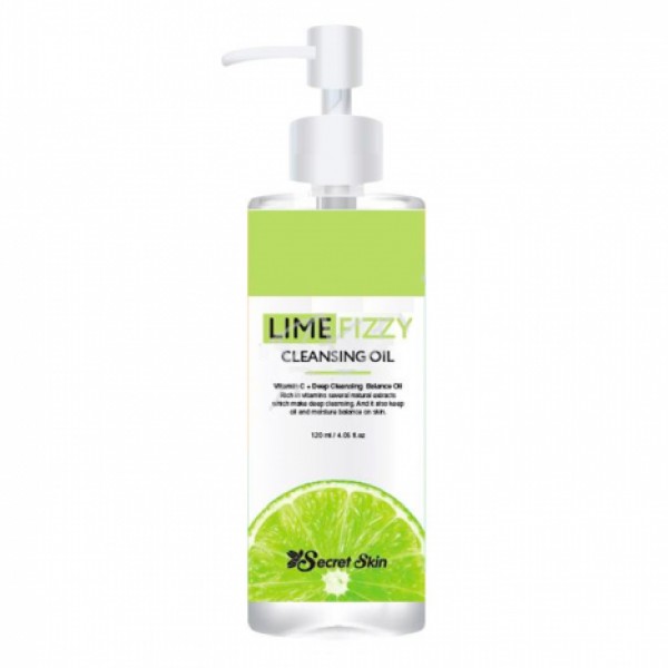 Гидрофильное масло с экстрактом лайма Secret Skin Lime Fizzy Cleansing Oil