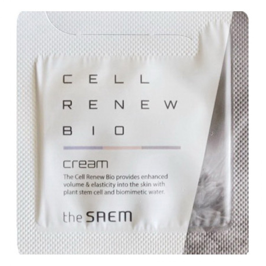 ПРОБНИК Антивозрастной крем со стволовыми клетками The Saem Cell Renew Bio Cream
