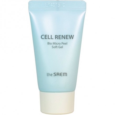 Слабокислотный целлюлозный пилинг для лица The Saem Cell Renew Bio Micro Peel Soft Gel - 25 мл