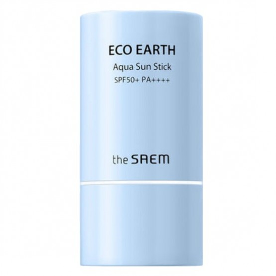 Увлажняющий солнцезащитный стик для лица The Saem Eco Earth Aqua Sun Stick SPF 50+ PA++++