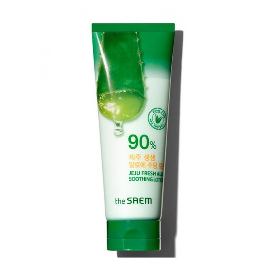Увлажняющий лосьон для тела с алоэ The Saem Jeju Fresh Aloe Soothing Lotion 90%