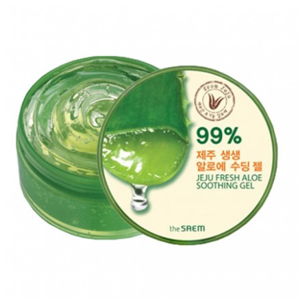 Универсальный гель с алоэ The Saem Jeju Fresh Aloe Soothing Gel 99%