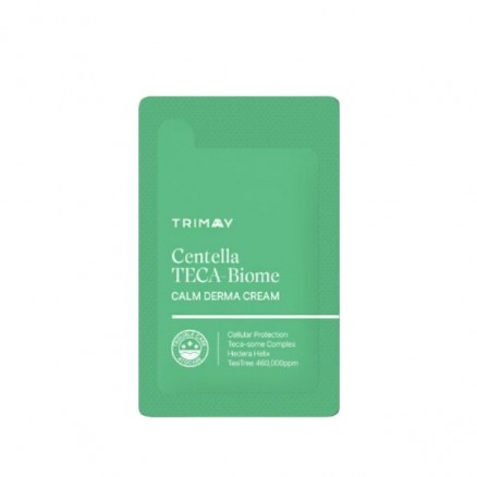 ПРОБНИК Активный противовоспалительный крем с чайным деревом Trimay Centella Teca-Biome Calm Derma Cream