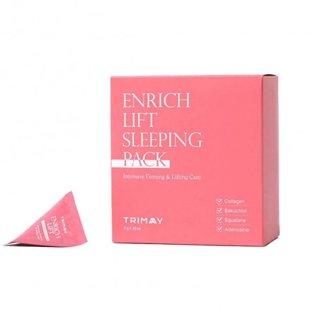 Ночная маска-лифтинг для лица со скваланом Trimay Enrich Lift Sleeping Pack