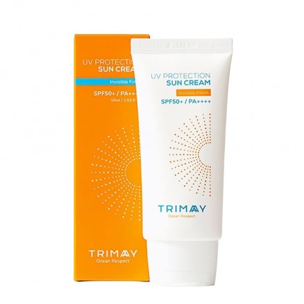 Солнцезащитный крем с коллагеном и аминокислотами Trimay UV Protection Sun Cream SPF50+ PA++++