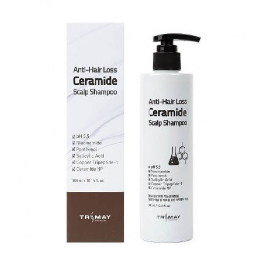 Шампунь против выпадения волос Trimay Anti-Hair Loss Ceramide Scalp Shampoo
