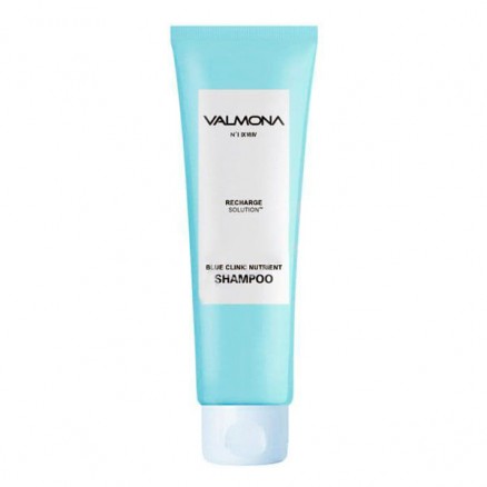 Восстанавливающий увлажняющий шампунь для волос Valmona Recharge Solution Blue Clinic Nutrient Shampoo - 100 мл