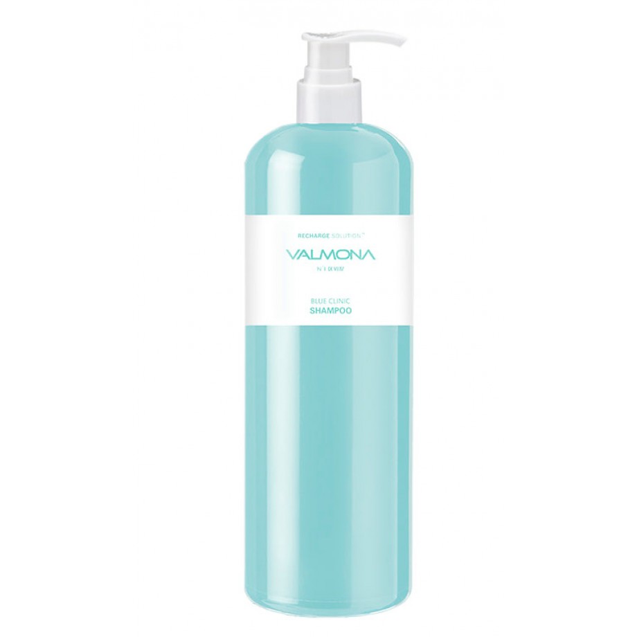 Восстанавливающий увлажняющий шампунь для волос Valmona Recharge Solution Blue Clinic Nutrient Shampoo - 480 мл