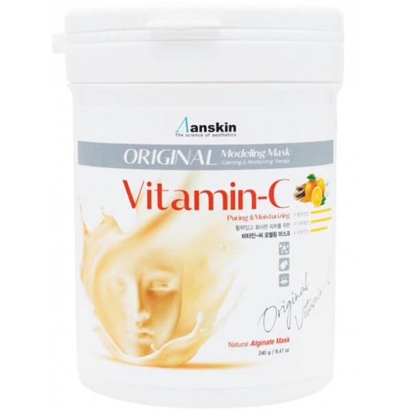 Альгинатная маска с витамином С Anskin Modeling Mask Vitamin-C - банка 240 гр