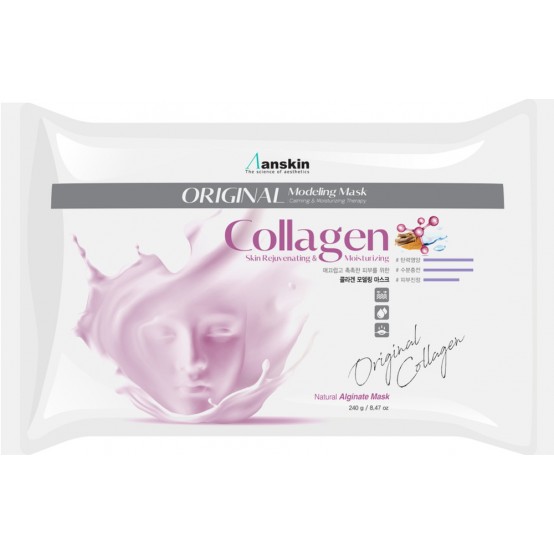 Альгинатная маска с коллагеном Anskin Modeling Mask Collagen - пакет 240 гр