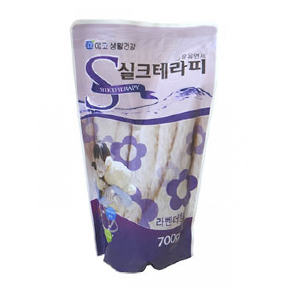 Кондиционер для белья концентрированный с ароматом лаванды Silk Therapy Fabric Softner Lavender - 700 мл