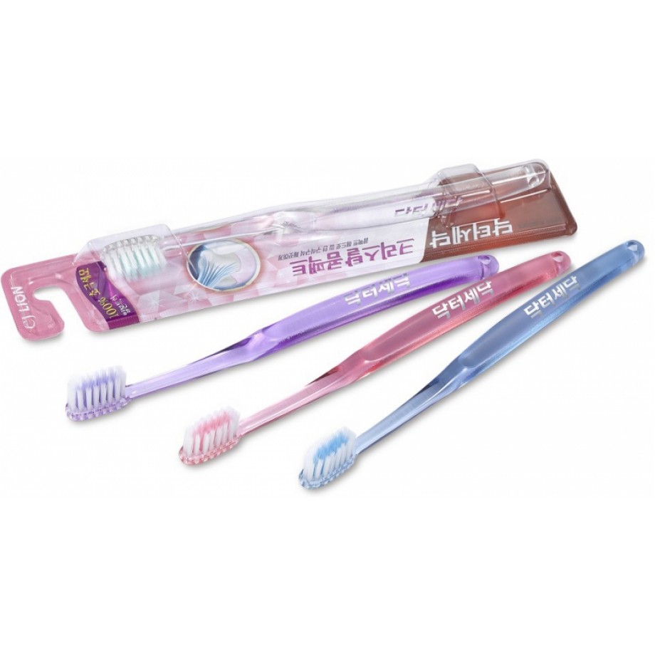 Зубная щетка компактная для чувствительных зубов и десен CJ Lion Dr. Sedoc Crystal Compact Toothbrush
