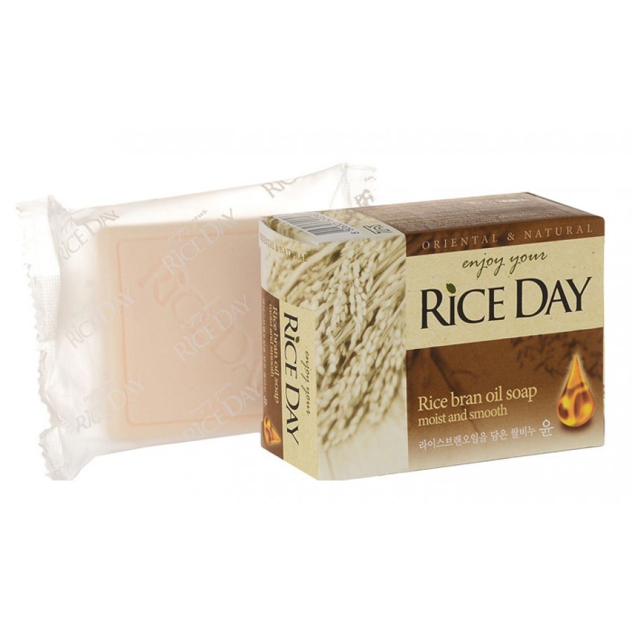 Косметическое мыло с маслом рисовых отрубей CJ Lion Rice Day Rice Bran Oil Soap