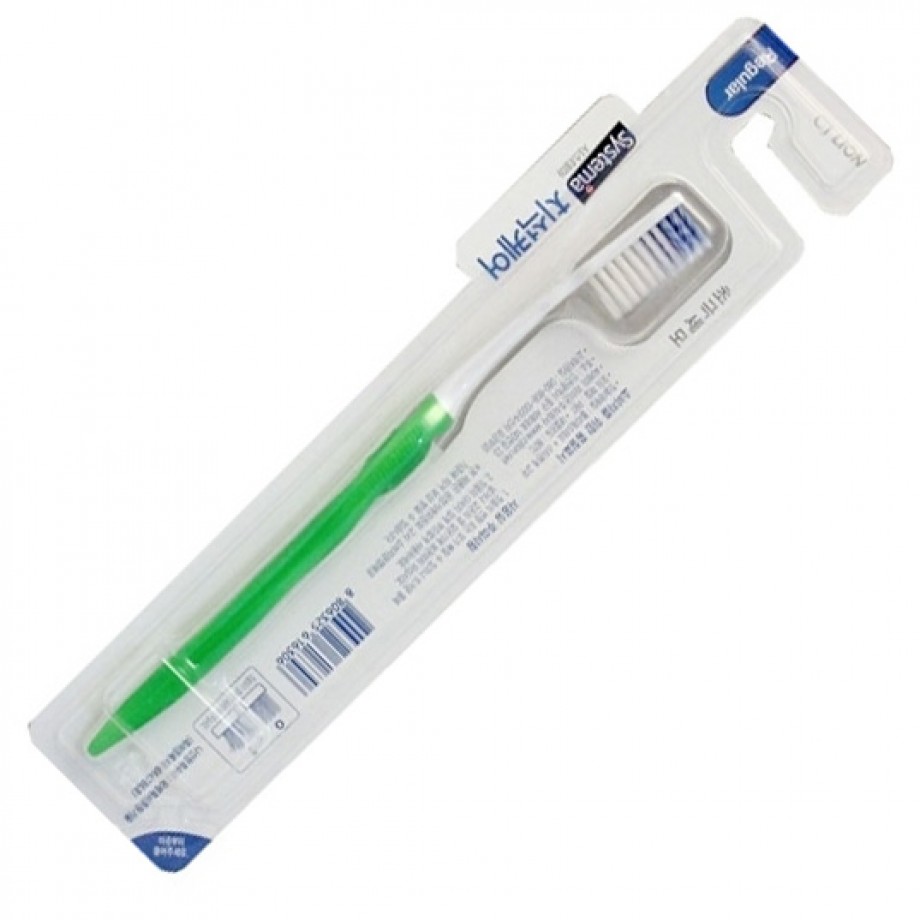 Зубная щетка для борьбы с зубным налетом регулярная CJ Lion Systema Tartar Regular Toothbrush