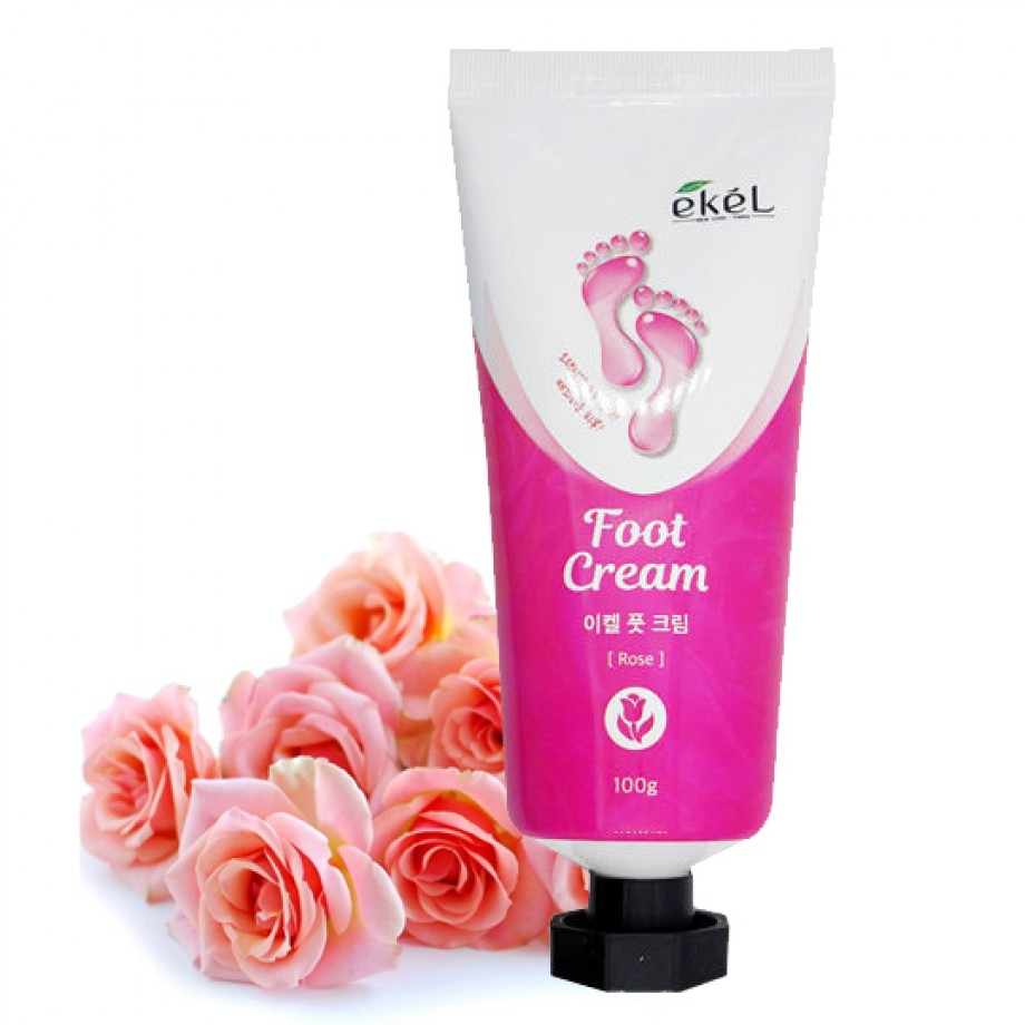 Увлажняющий крем для ног с розой Ekel Foot Cream Rose