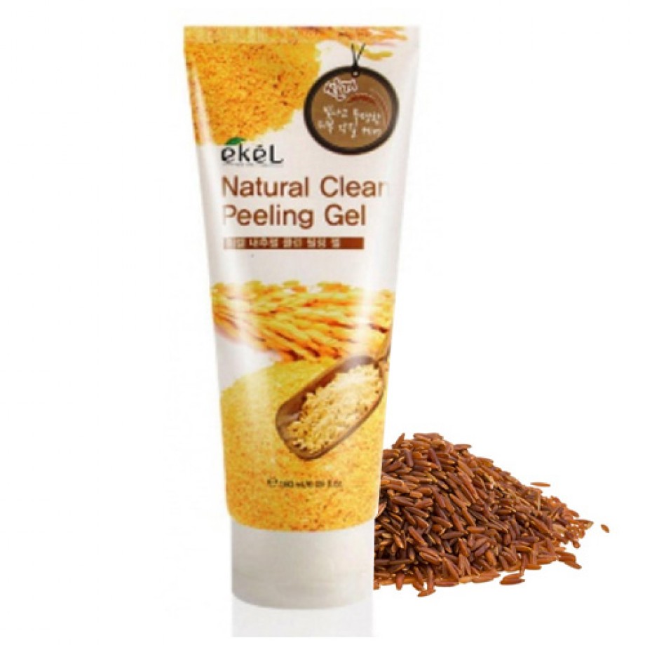 Пилинг-скатка с рисовыми отрубями Ekel Rice Bran Natural Clean Peeling Gel