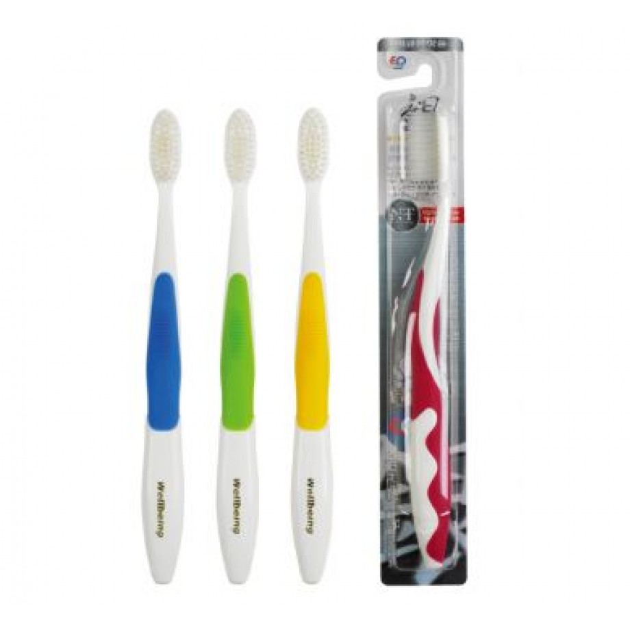 Зубная щётка для детей от 7 лет с ионами серебра EQ Maxon Wellbeing Silver Toothbrush