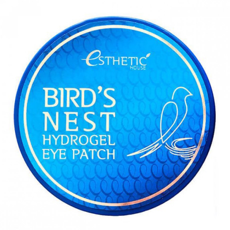 Маска-патч для глаз с ласточкиным гнездом Esthetic House Bird's Nest Hydrogel Eye Patch