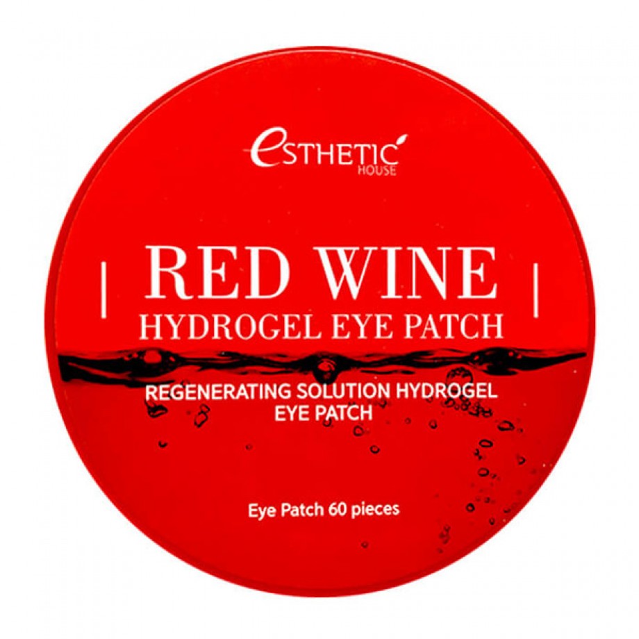 Маска-патч для глаз с красным вином Esthetic House Red Wine Hydrogel Eye Patch