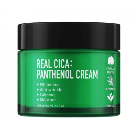 Успокаивающий крем для лица с центеллой Fortheskin Real Cica Panthenol Cream