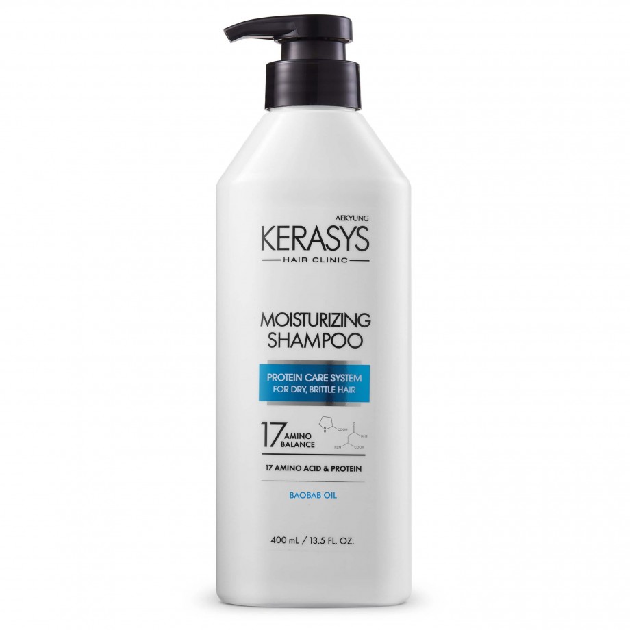 Увлажняющий шампунь для волос Kerasys Hair Clinic Moisturizing Shampoo - 400 мл