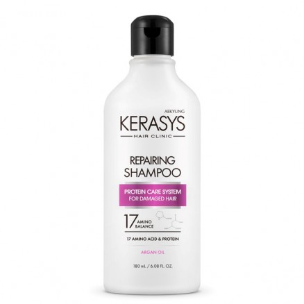 Восстанавливающий шампунь для волос Kerasys Hair Clinic Repairing Shampoo - 180 мл