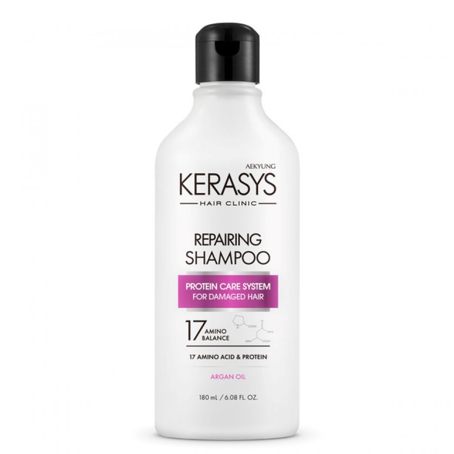 Восстанавливающий шампунь для волос Kerasys Hair Clinic Repairing Shampoo - 180 мл