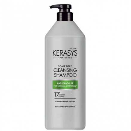 Шампунь против перхоти для сухой кожи Kerasys Hair Clinic Scalp Deep Cleansing Shampoo - 400 мл