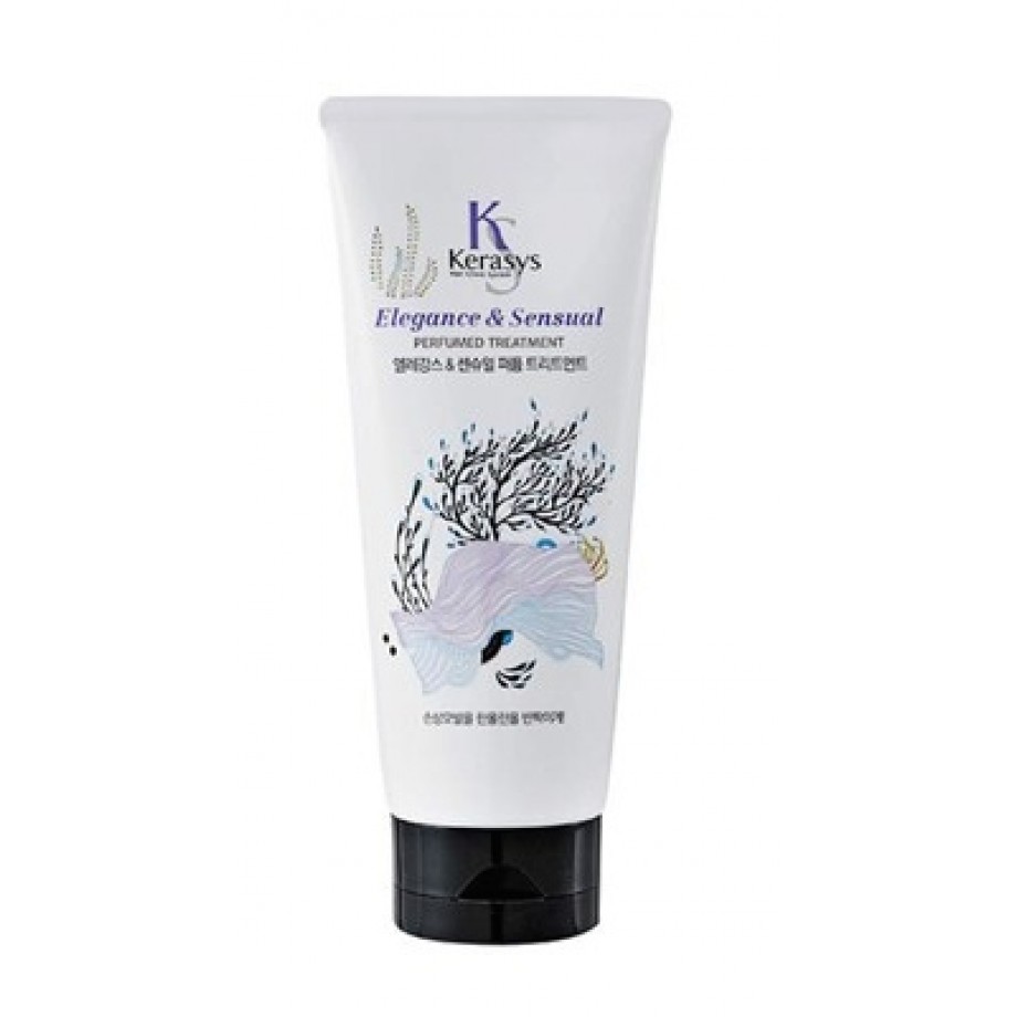 Парфюмированная маска для волос Kerasys Elegance & Sensual Perfumed Treatment - блеск для поврежденных волос