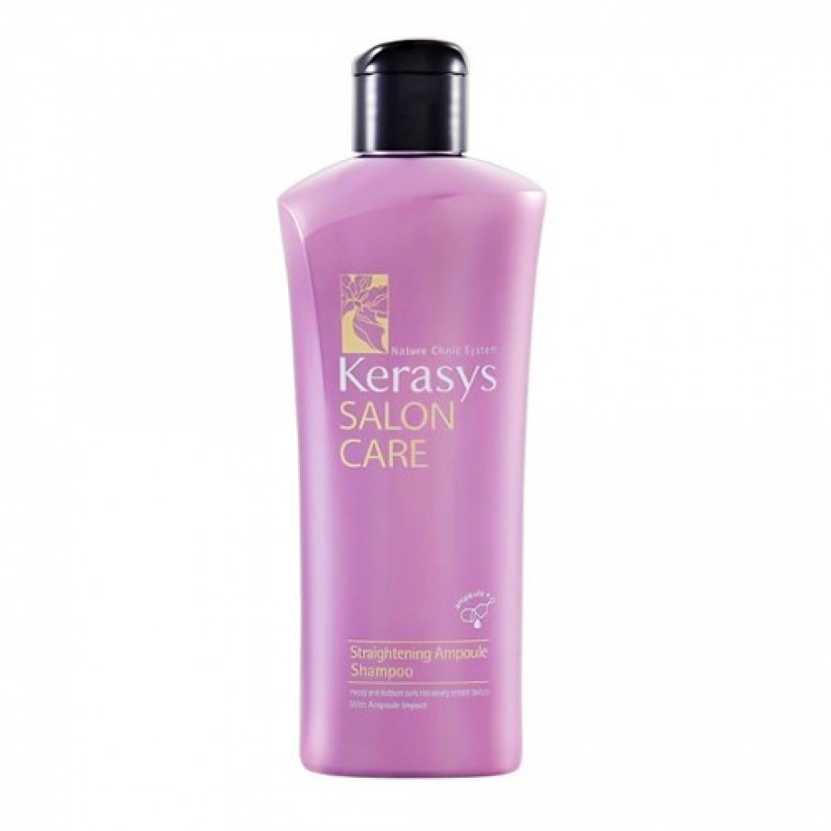Шампунь для волос Kerasys Salon Care Straightening Ampoule Shampoo 180мл - гладкость и блеск