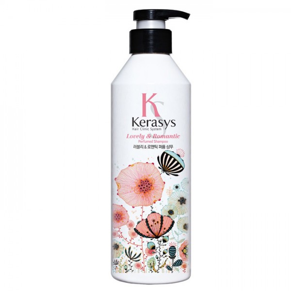 Парфюмированный шампунь для волос Kerasys Lovely & Romantic Perfumed Shampoo - 400 мл