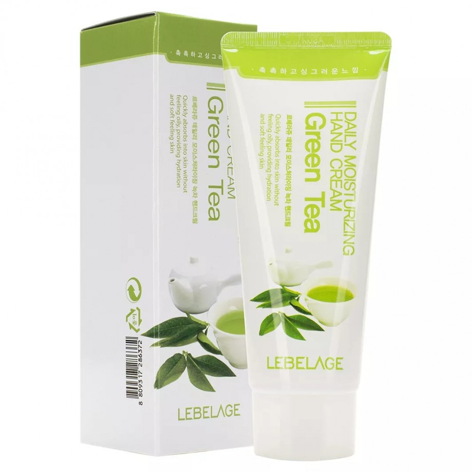 Крем для рук увлажняющий с экстрактом зеленого чая Lebelage Daily Moisturizing Hand Cream Green Tea
