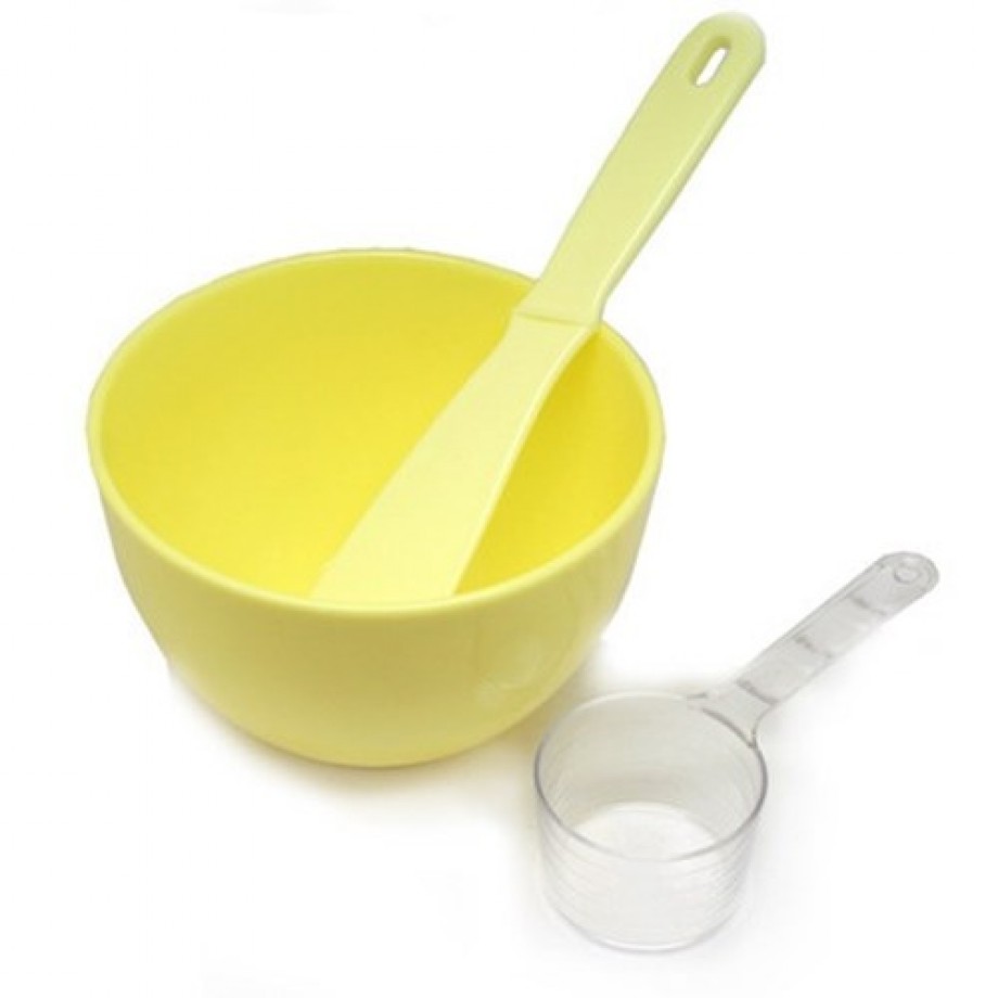 Набор для приготовления альгинатных масок чашка + мерная ложечка + шпатель Lindsay Rubber Bowl + Spatula + Measuring Cup