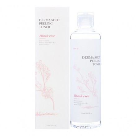 Тонер-пилинг для лица c чёрным рисом MEDB Derma Shot Peeling Toner Black Rice