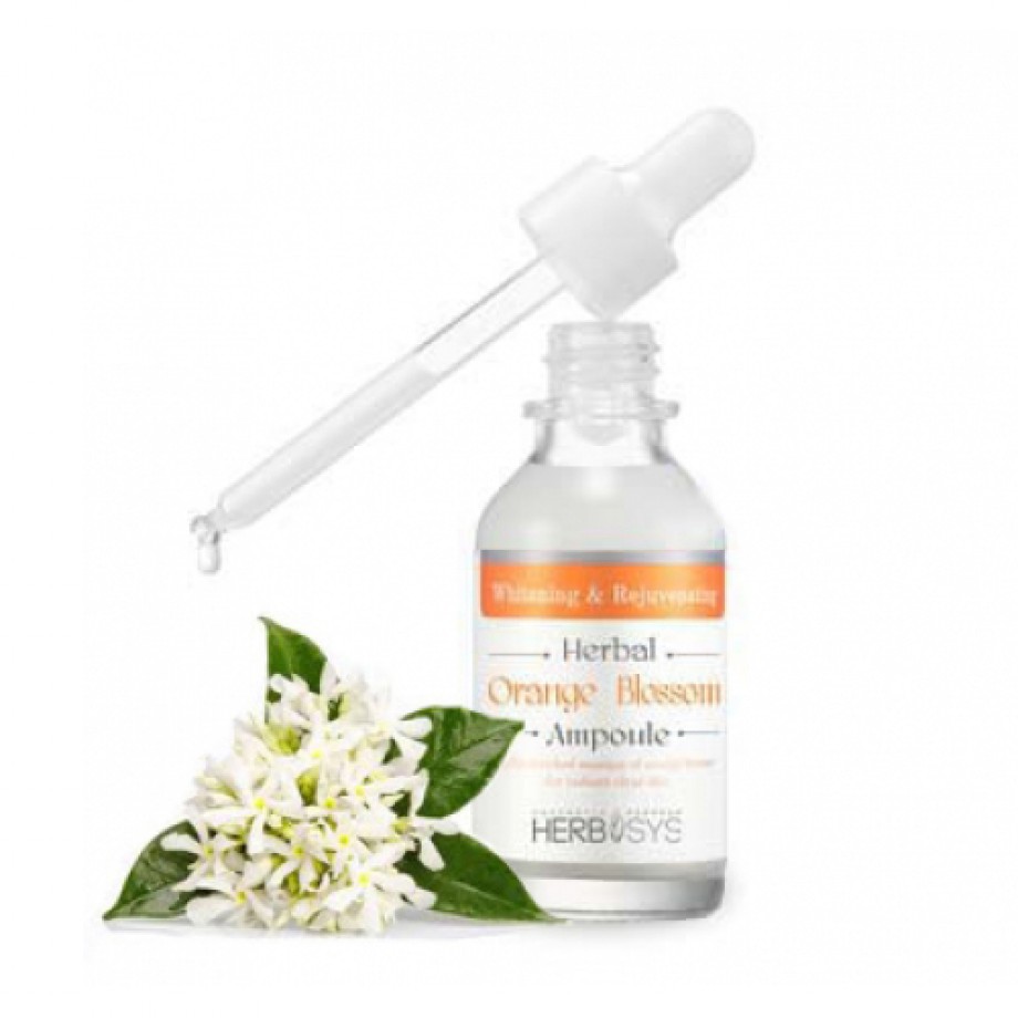 Омолаживающая отбеливающая сыворотка Mizon Herbal Orange Blossom Ampoule