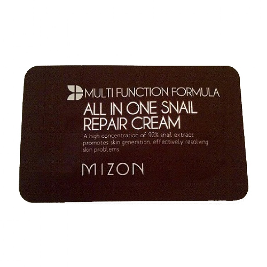 ПРОБНИК Улиточный крем для лица Mizon All In One Snail Repair Cream