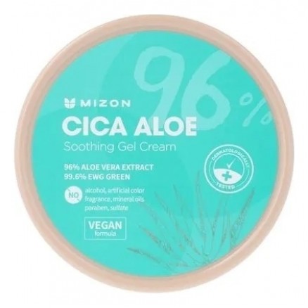 Универсальный гель с алоэ и центеллой Mizon Cica Aloe Soothing Gel Cream