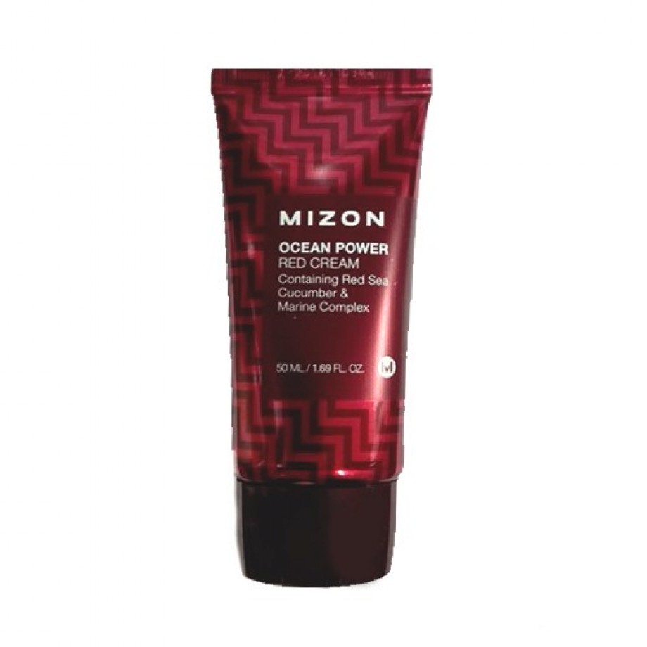 Антивозрастной крем для лица c морским огурцом Mizon Ocean Power Red Cream