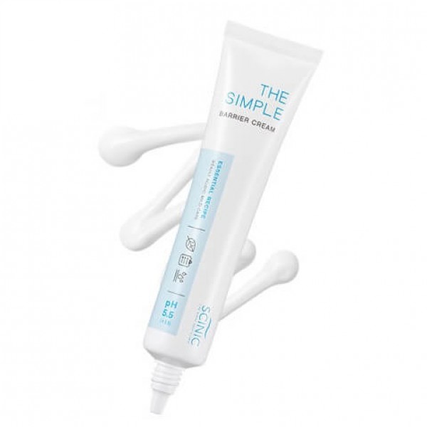 Слабокислотный крем для чувствительной кожи Scinic The Simple Barrier Cream