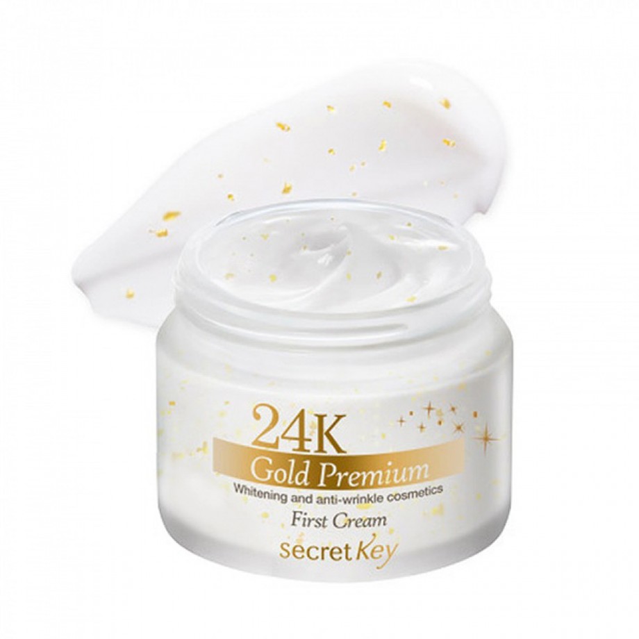 Антивозрастной крем с золотом Secret Key 24K Gold Premium First Cream