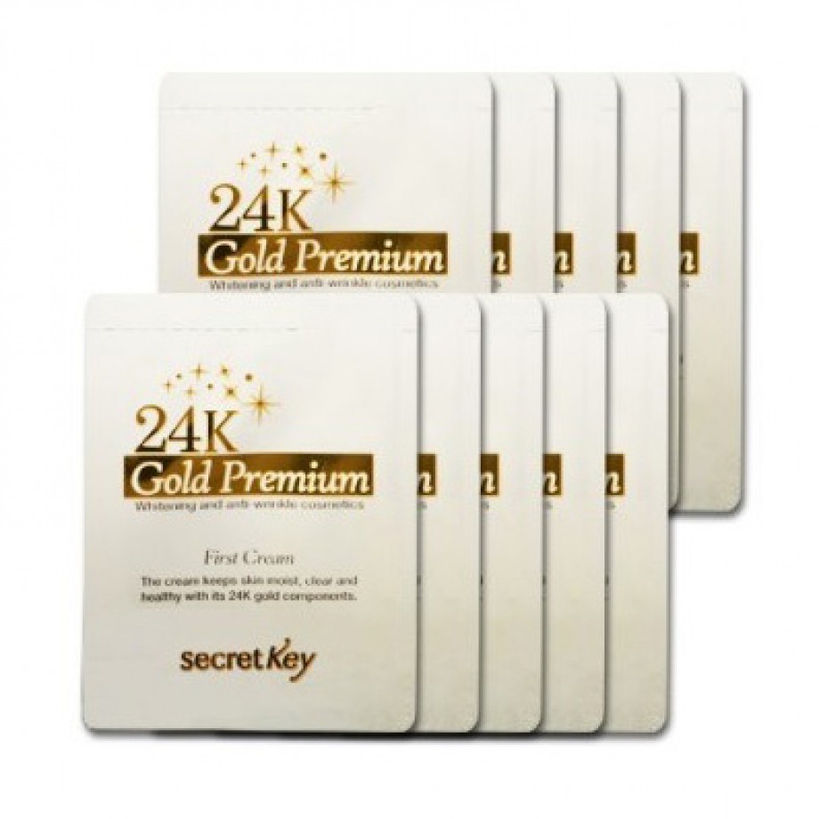 ПРОБНИК Антивозрастной крем с золотом Secret Key 24K Gold Premium First Cream