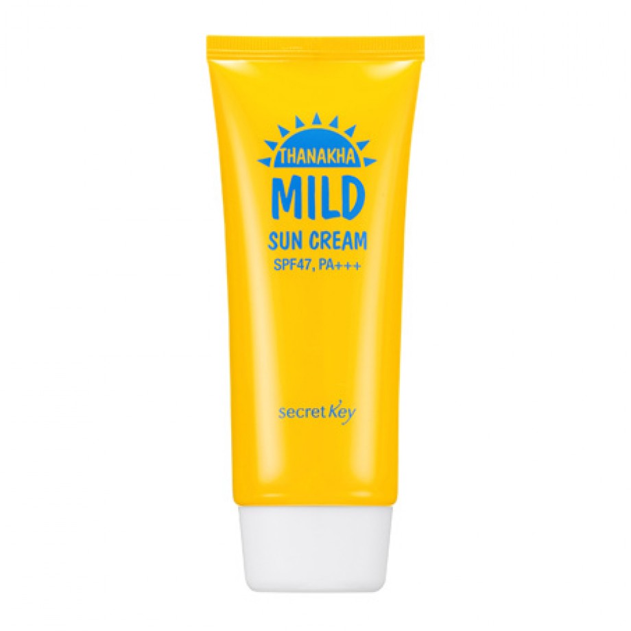 Мягкий солнцезащитный крем Secret Key Thanakha Mild Sun Cream SPF47 PA+++