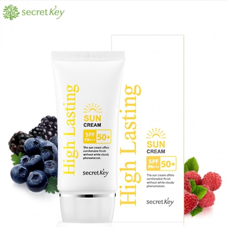 Стойкий солнцезащитный крем Secret Key High Lasting Sun Cream SPF50/PA+++