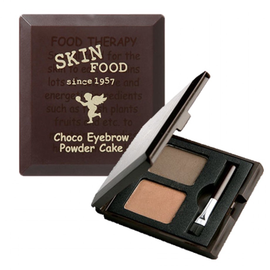Тени для бровей SkinFood Choco Eyebrow Powder Cake