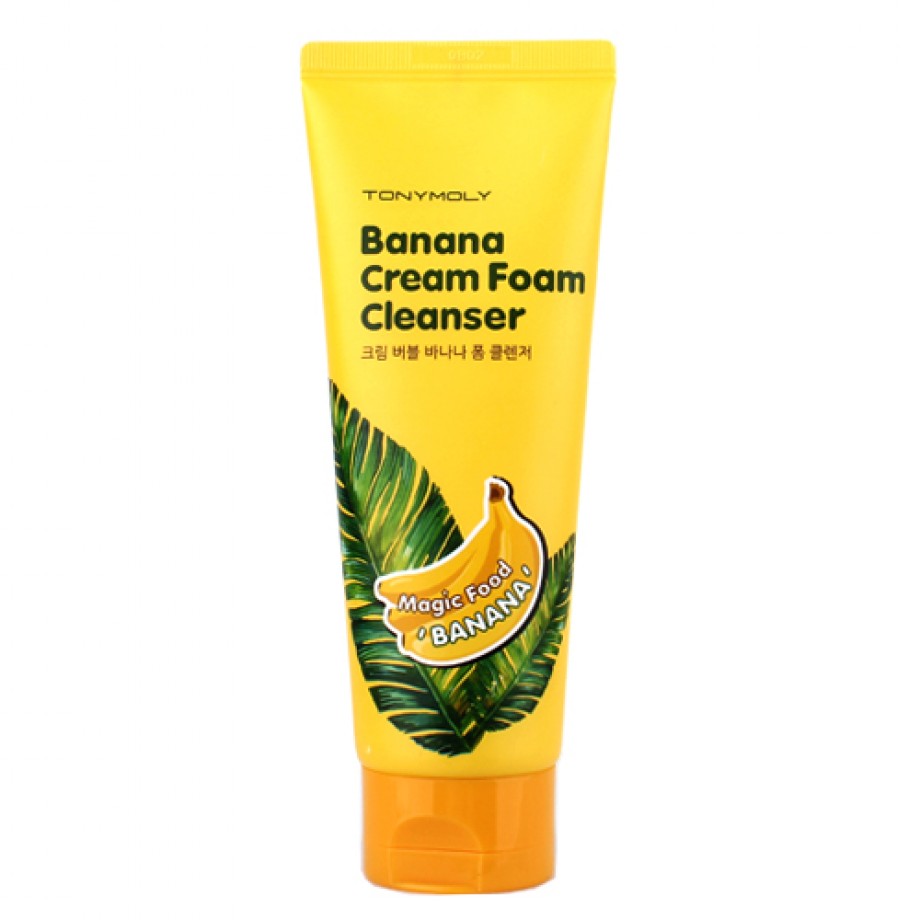 Банановая пенка для умывания Tony Moly Magic Food Banana Cream Foam Cleanser