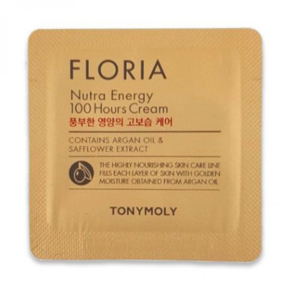 ПРОБНИК Крем для лица энергетический с маслом арганы Tony Moly Floria Nutra-Energy 100 Hours Cream