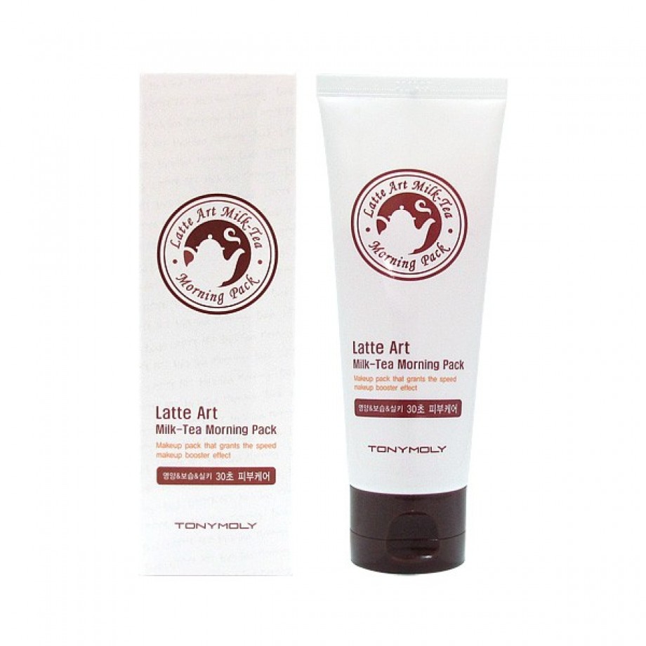Утренняя маска Tony Moly Latte Art Milk - Tea Morning Pack